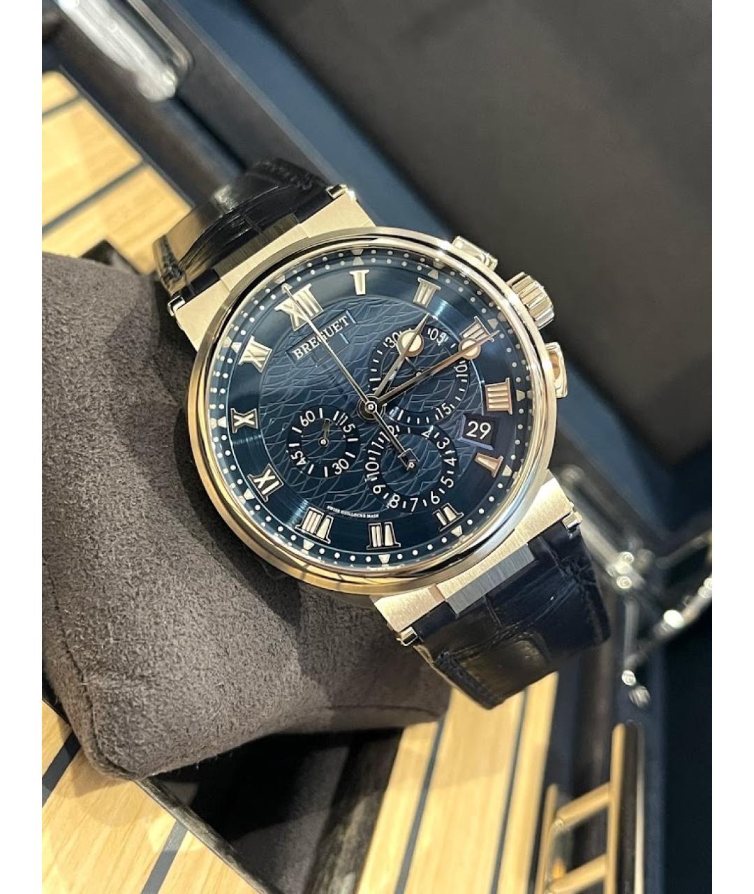 Breguet Синие часы из белого золота, фото 2