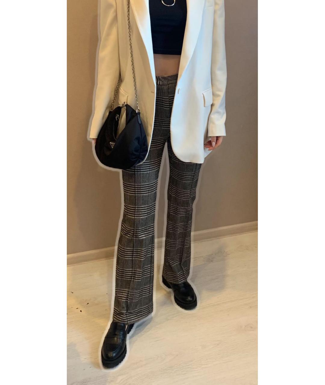 PINKO Коричневые вискозные брюки узкие, фото 6