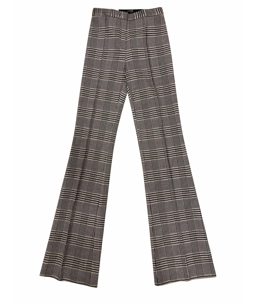 PINKO Коричневые вискозные брюки узкие, фото 1