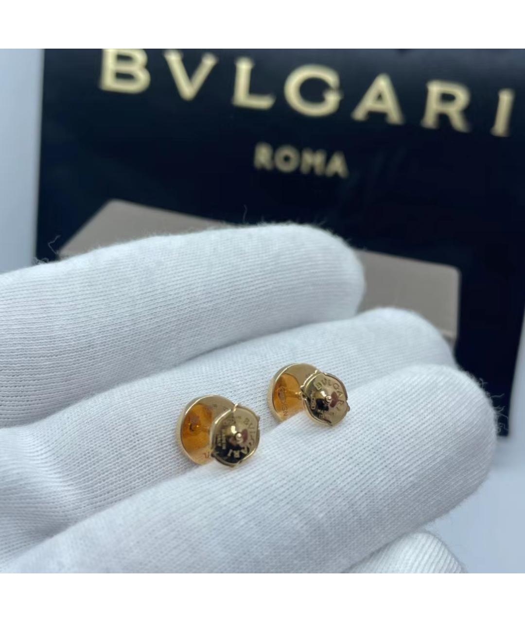 BVLGARI Золотые серьги из розового золота, фото 4