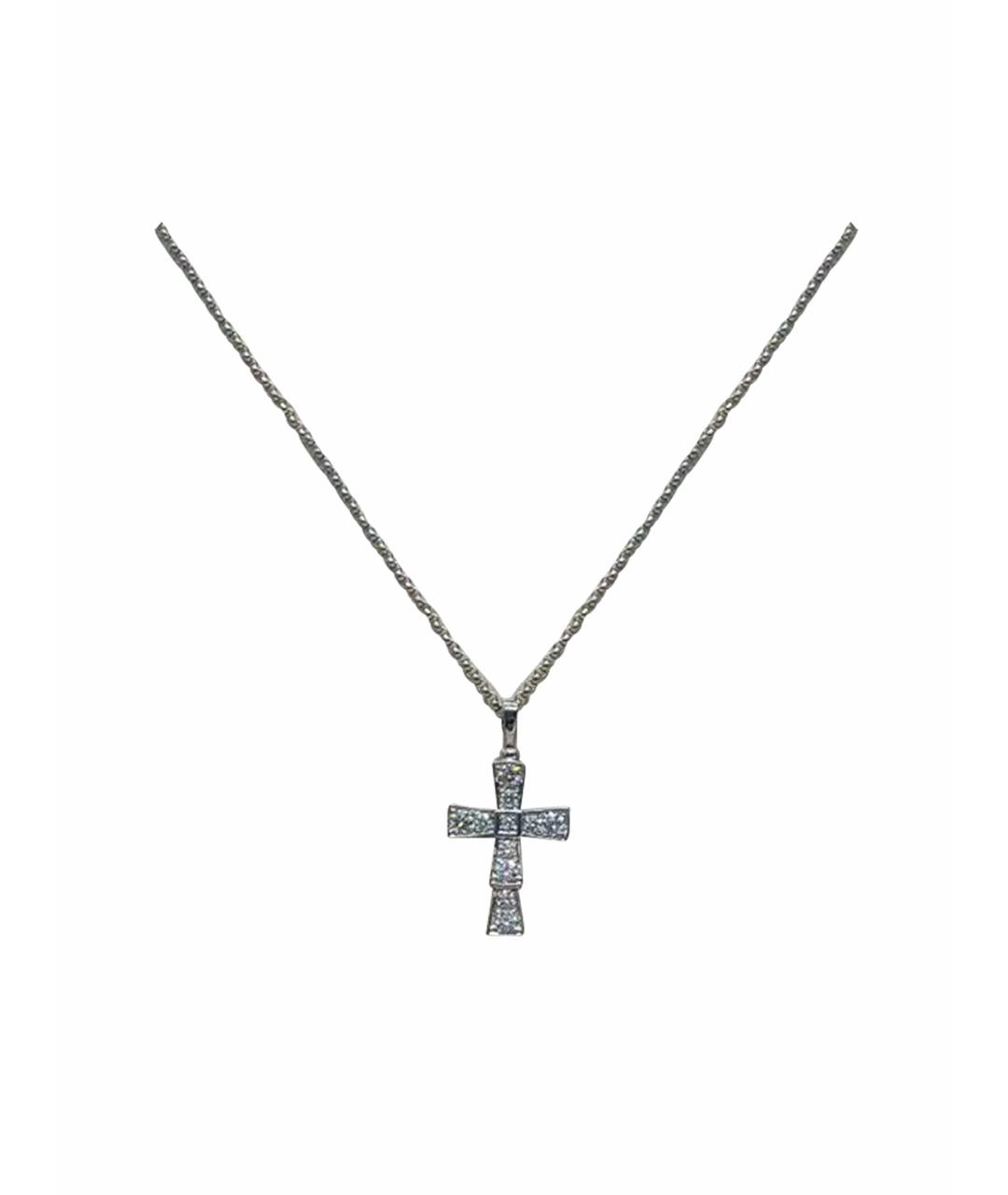 BVLGARI Белое колье из белого золота, фото 1