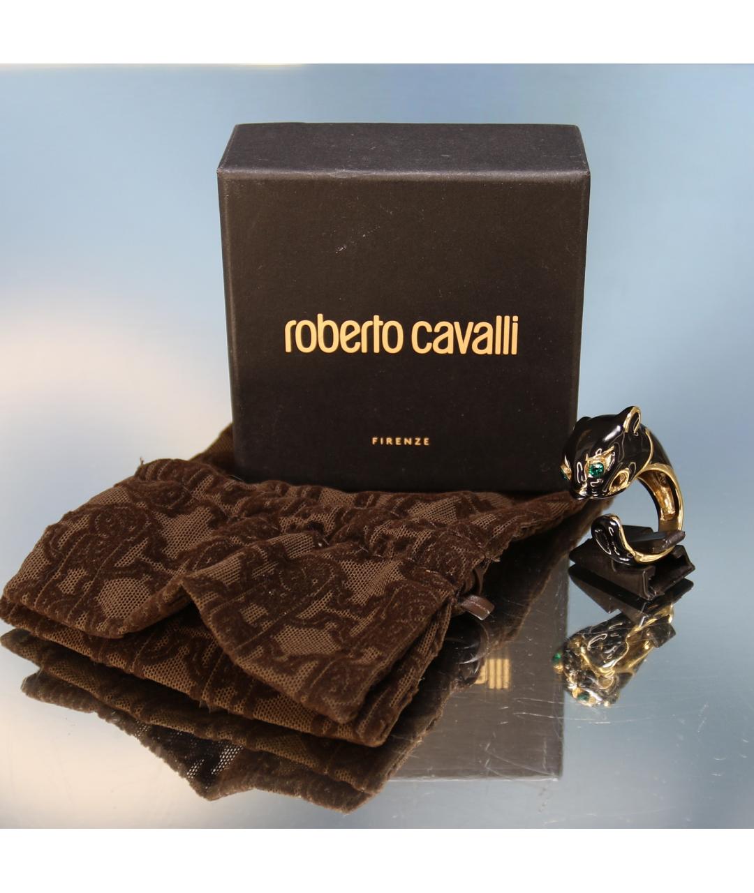 ROBERTO CAVALLI Золотое позолоченное кольцо, фото 2