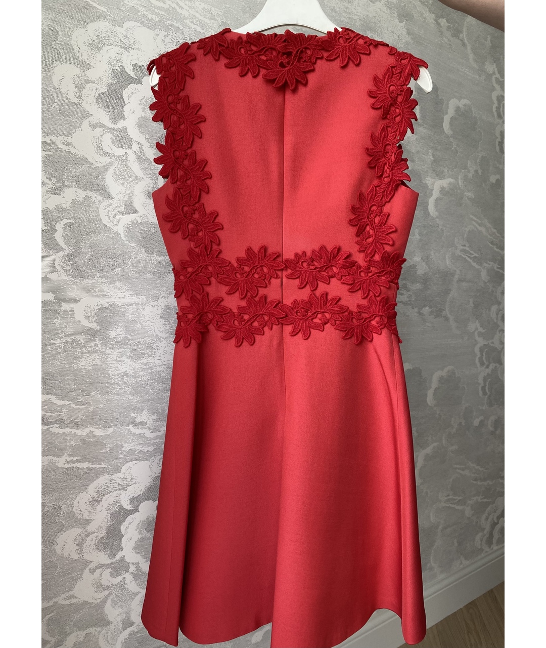 GIAMBATTISTA VALLI Красное вискозное коктейльное платье, фото 2