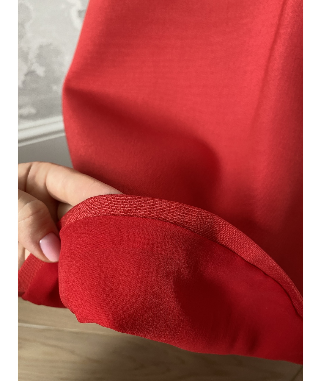 GIAMBATTISTA VALLI Красное вискозное коктейльное платье, фото 3