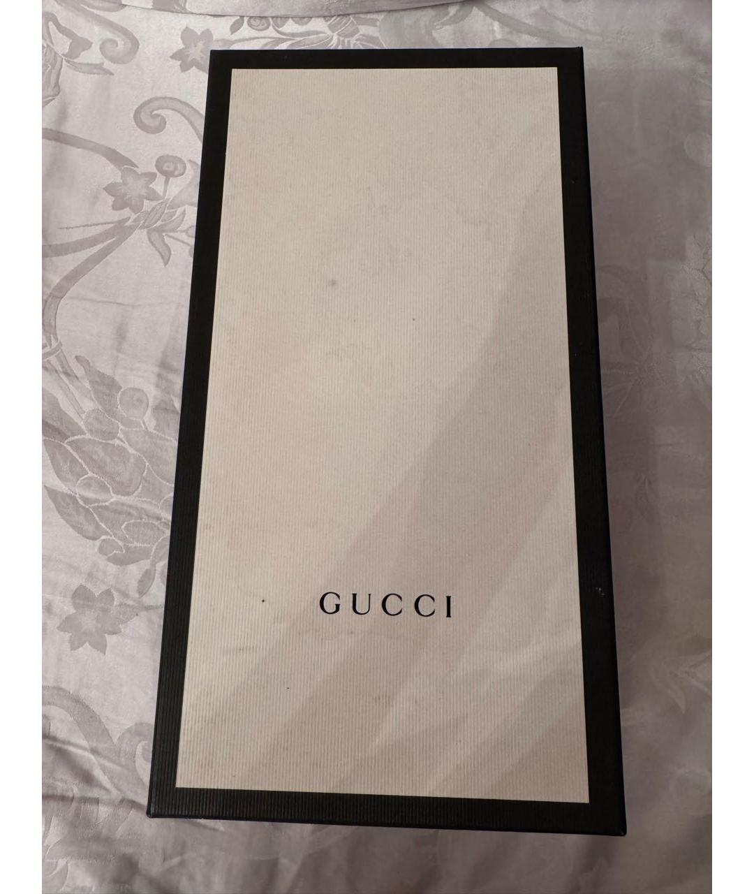 GUCCI Коричневые мокасины, фото 4