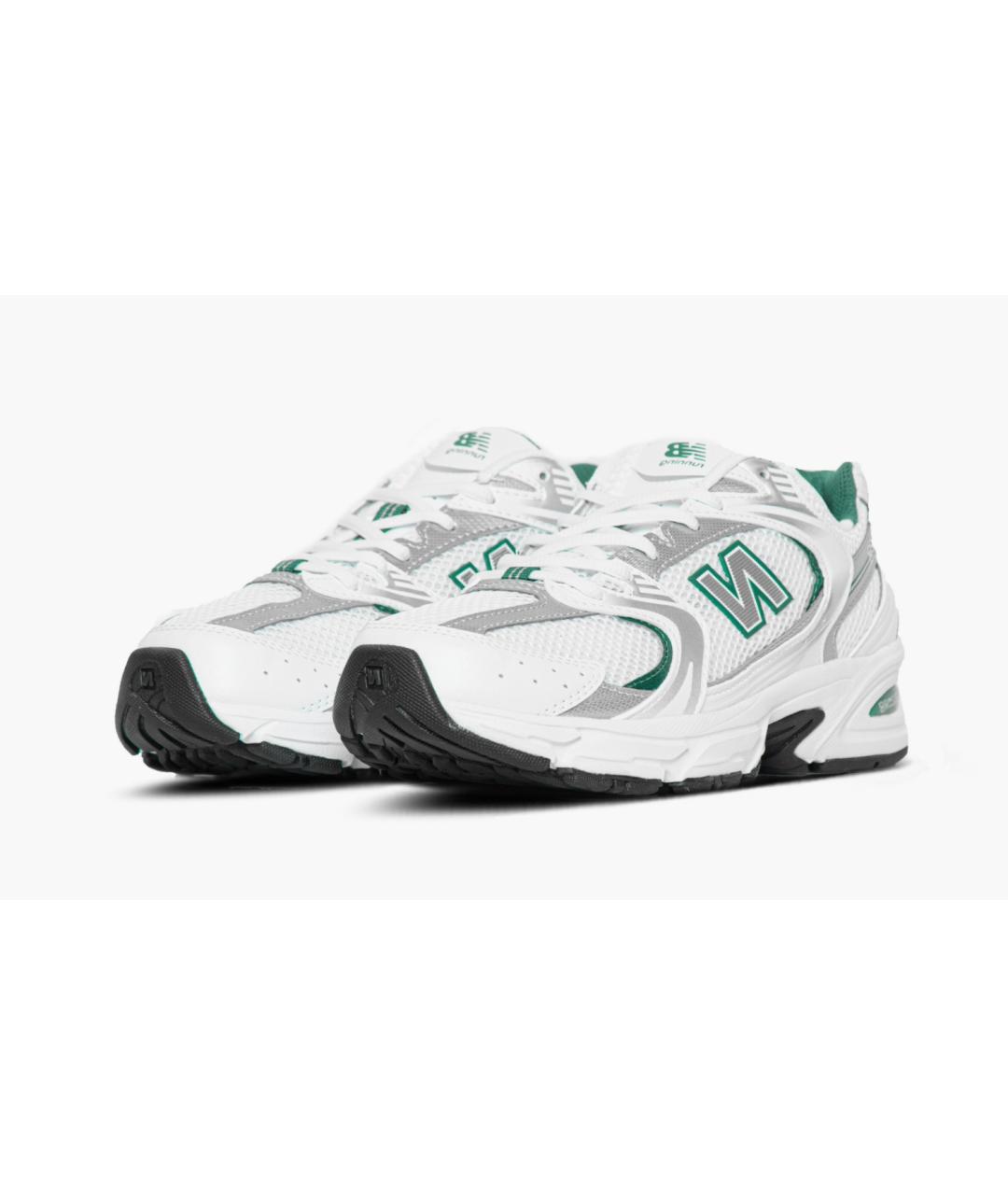 NEW BALANCE Белые текстильные низкие кроссовки / кеды, фото 2