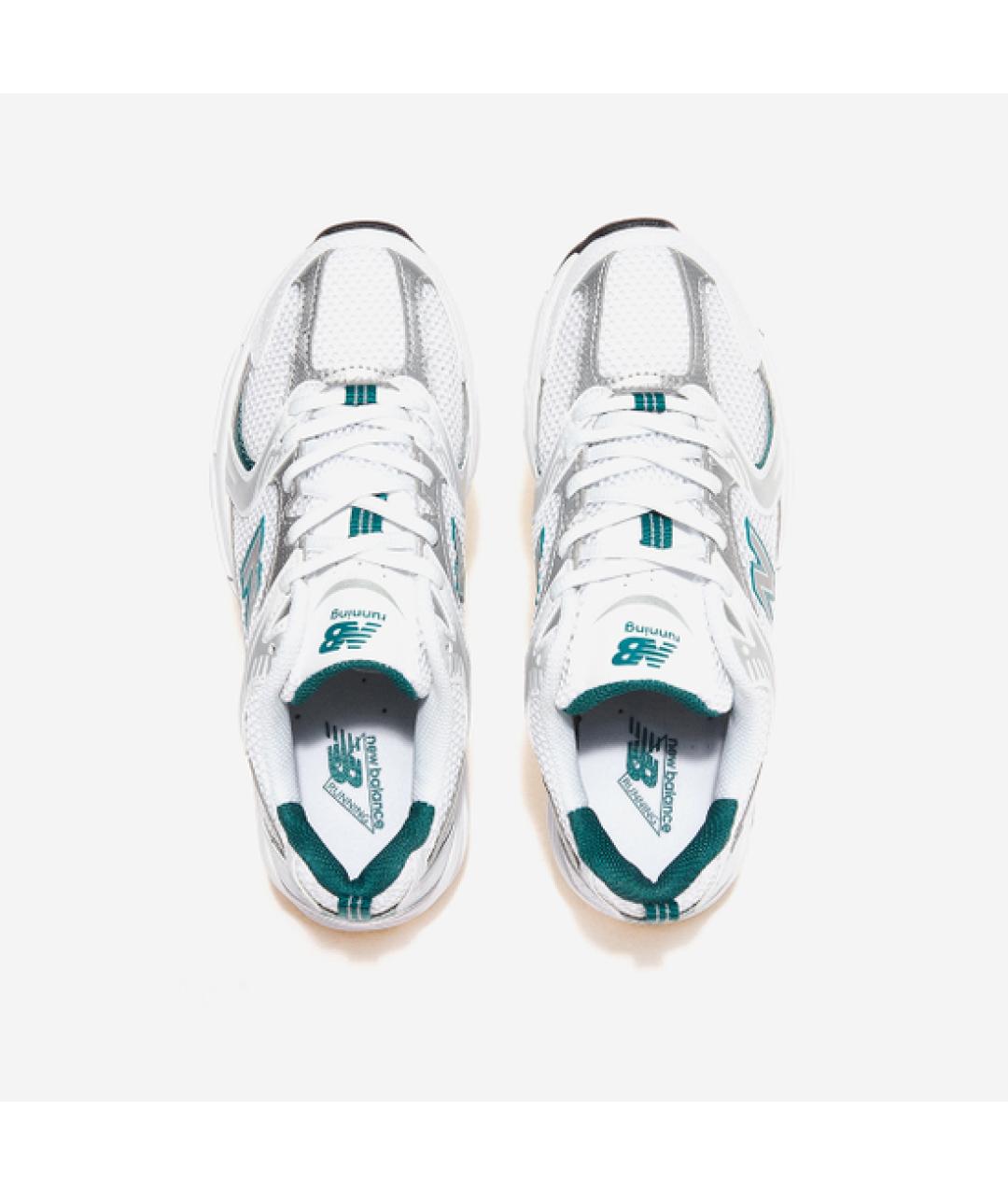NEW BALANCE Белые текстильные низкие кроссовки / кеды, фото 5