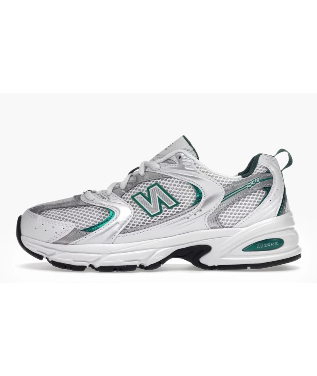 NEW BALANCE Белые текстильные низкие кроссовки / кеды, фото 7