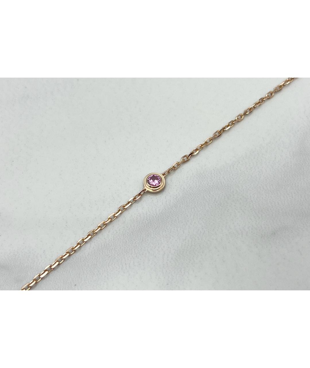 CARTIER Розовый браслет из розового золота, фото 3