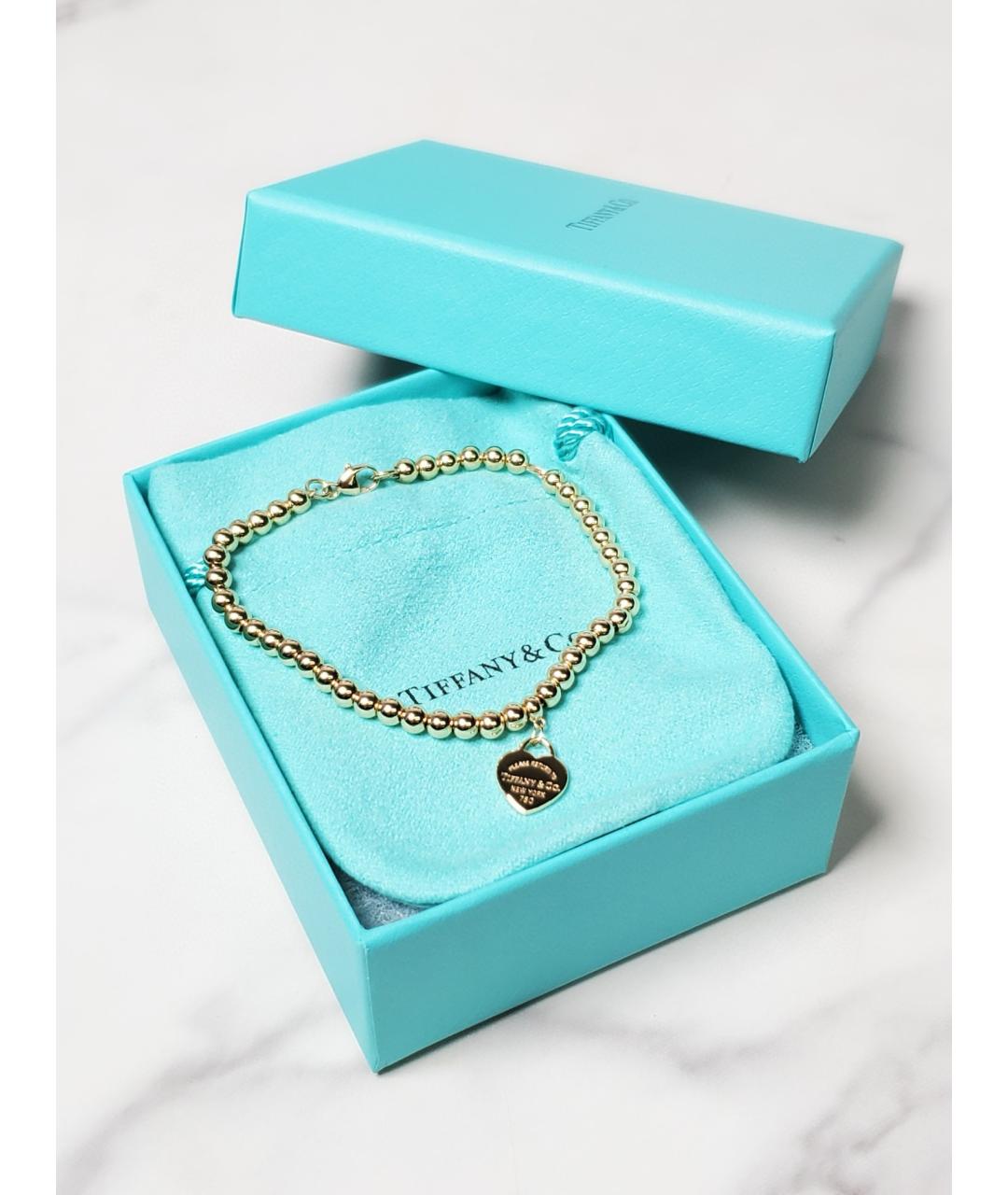 TIFFANY&CO Желтый браслет из желтого золота, фото 2