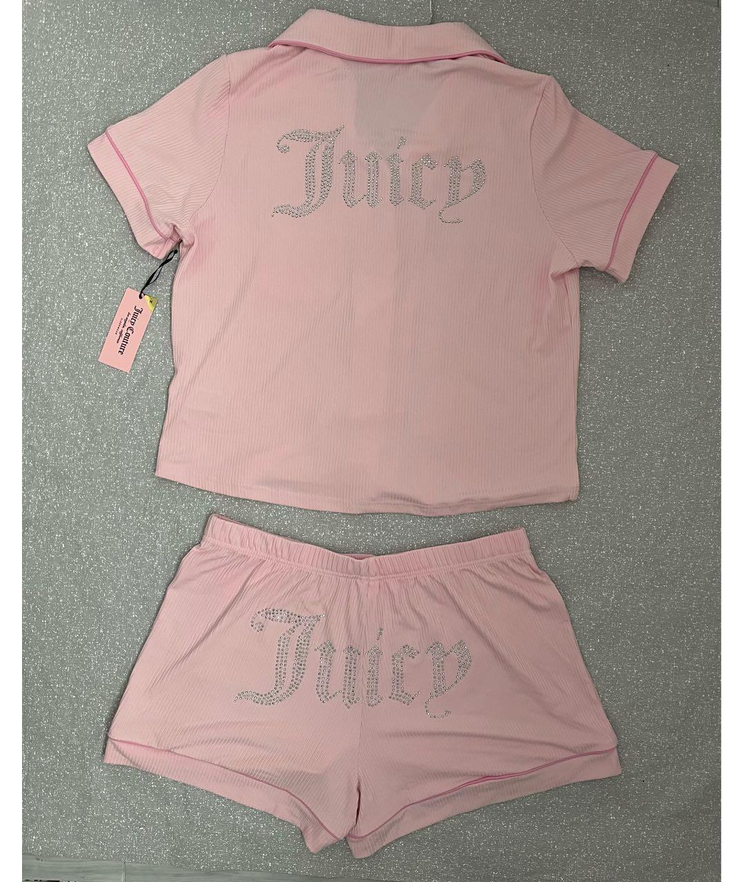 JUICY COUTURE Розовая полиэстеровая пижама, фото 2