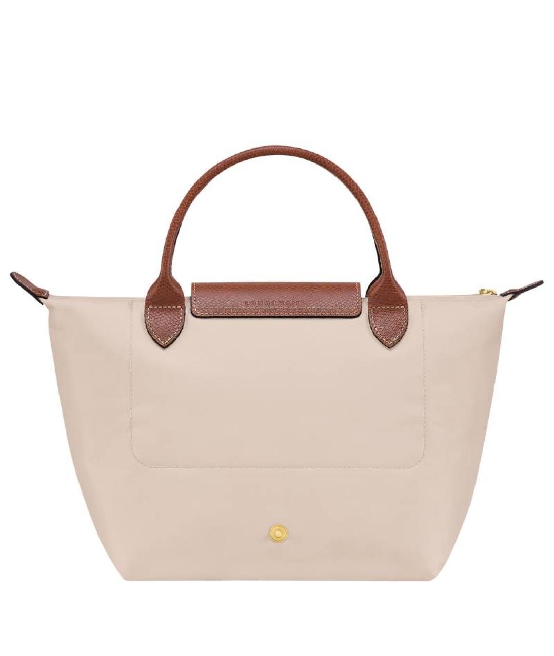 LONGCHAMP Бежевая синтетическая сумка тоут, фото 3