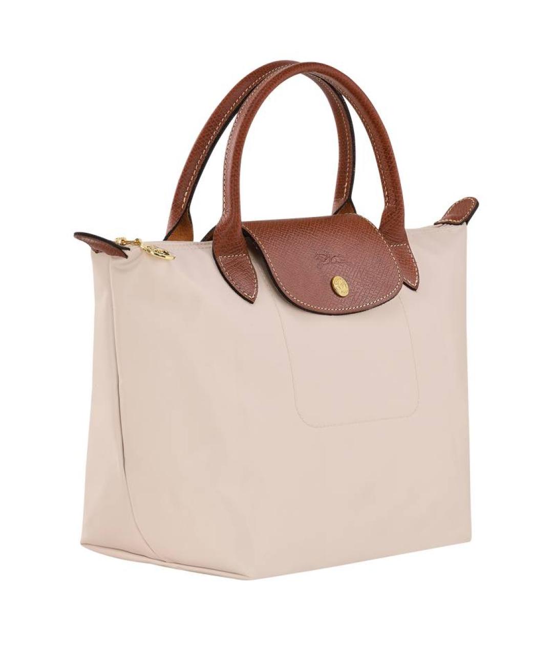 LONGCHAMP Бежевая синтетическая сумка тоут, фото 2