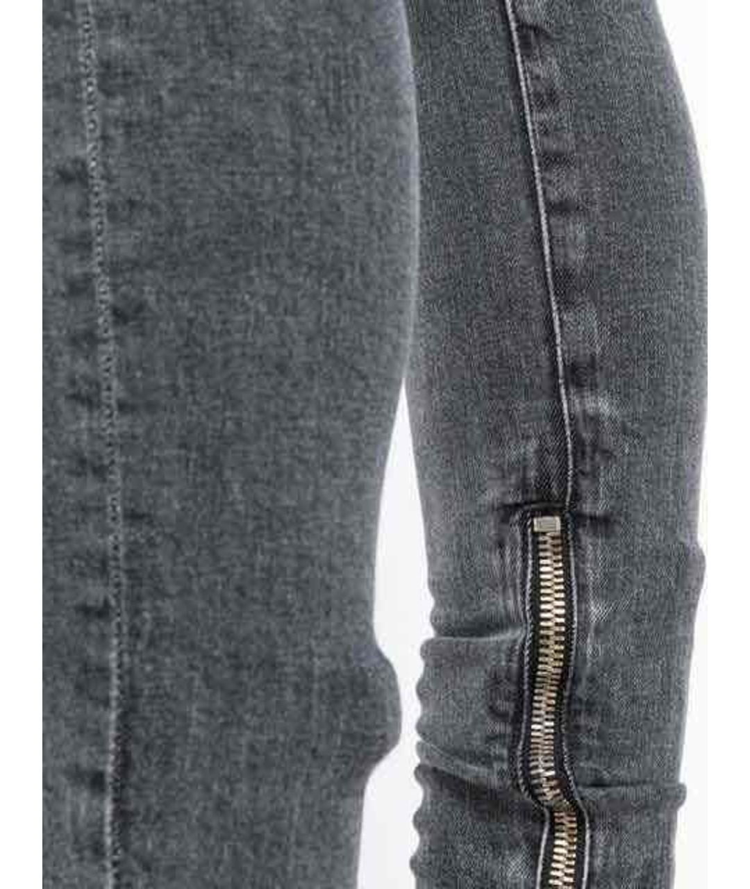 BALMAIN Черные хлопковые джинсы слим, фото 4