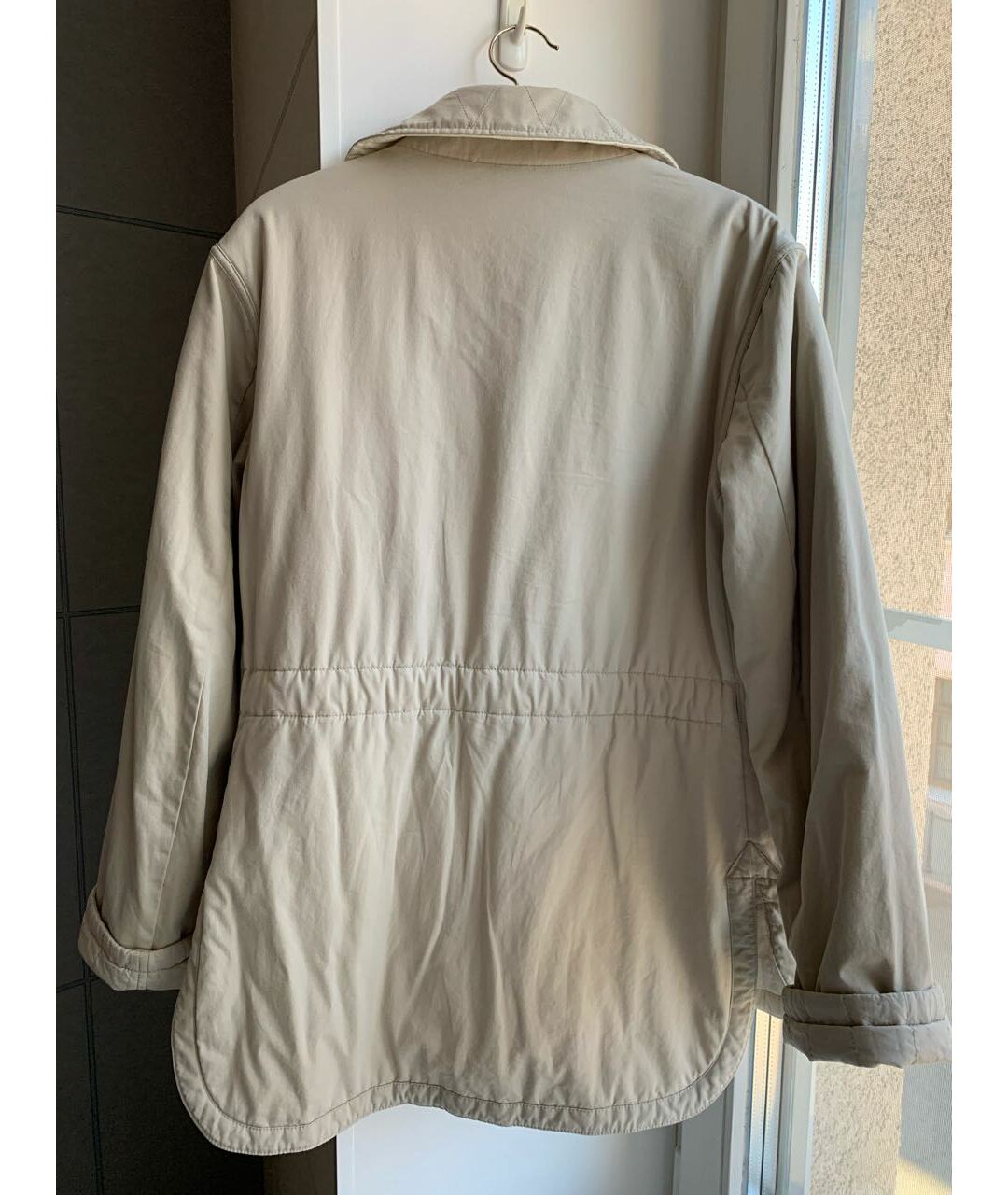 BURBERRY Бежевая хлопковая куртка, фото 4