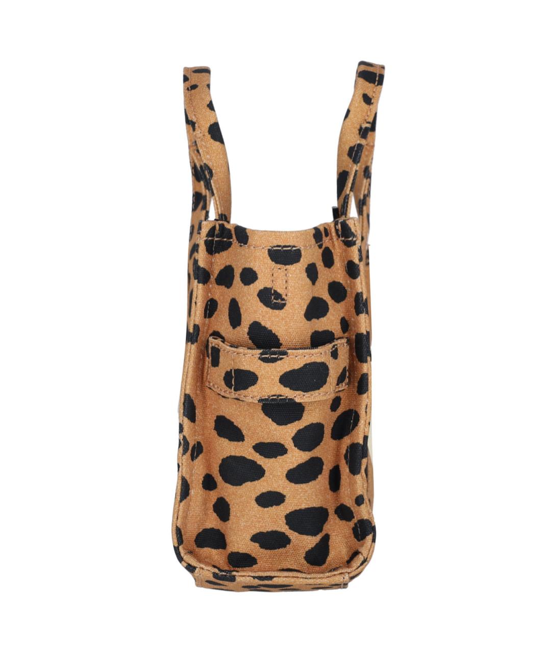 MARC JACOBS Коричневая хлопковая сумка тоут, фото 5