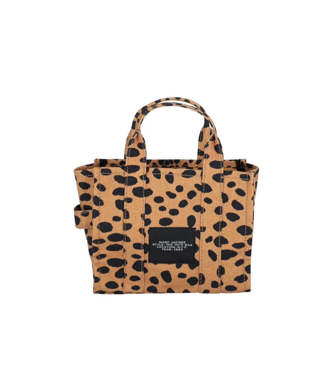 MARC JACOBS Коричневая хлопковая сумка тоут, фото 3