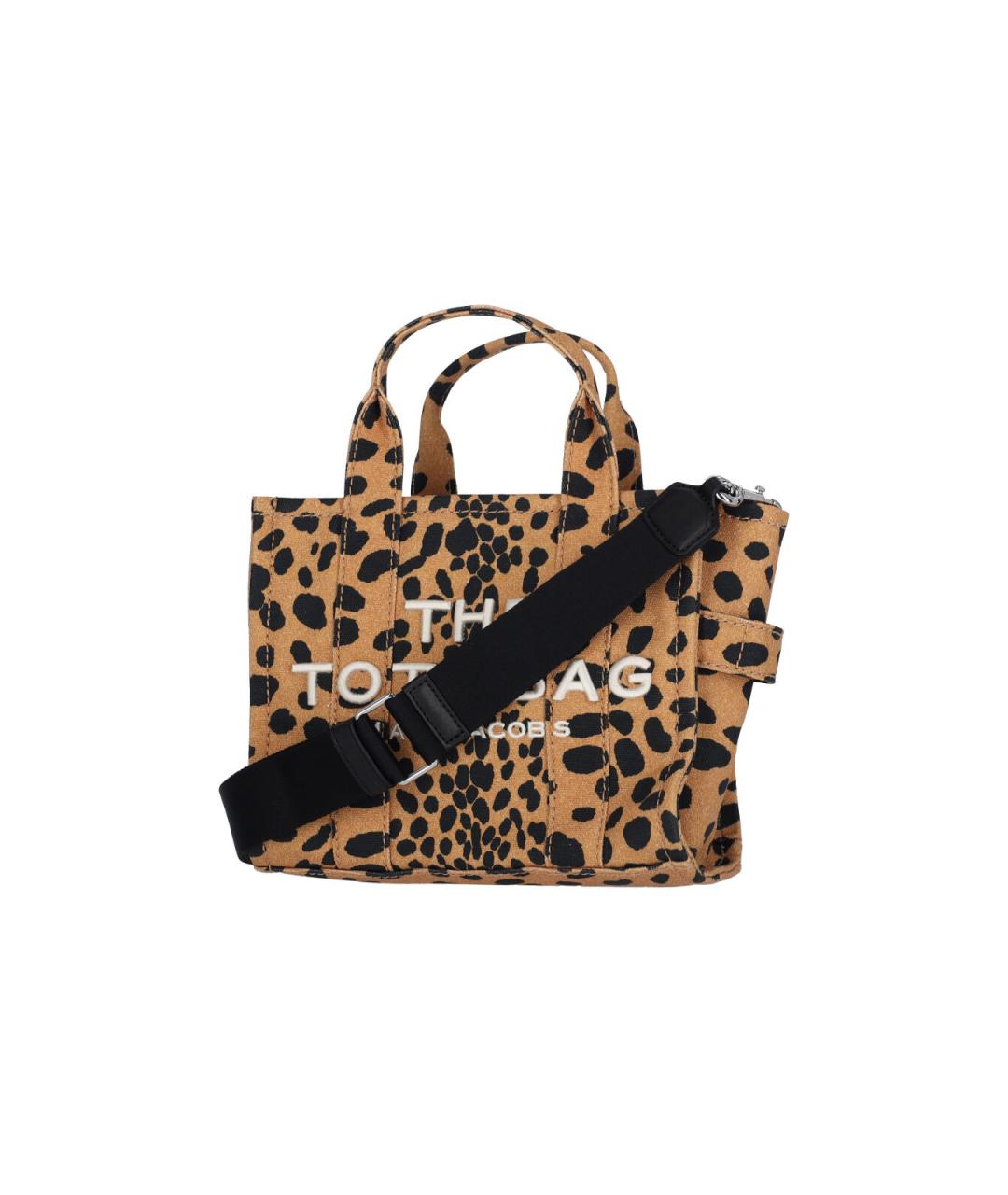 MARC JACOBS Коричневая хлопковая сумка тоут, фото 2