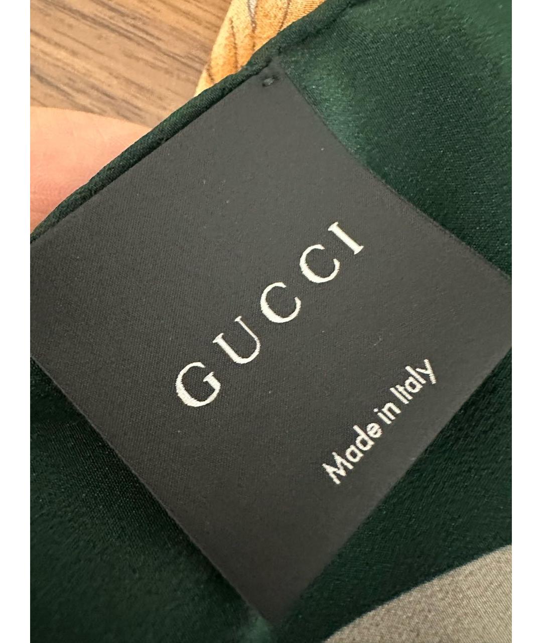 GUCCI Мульти шелковый платок, фото 4