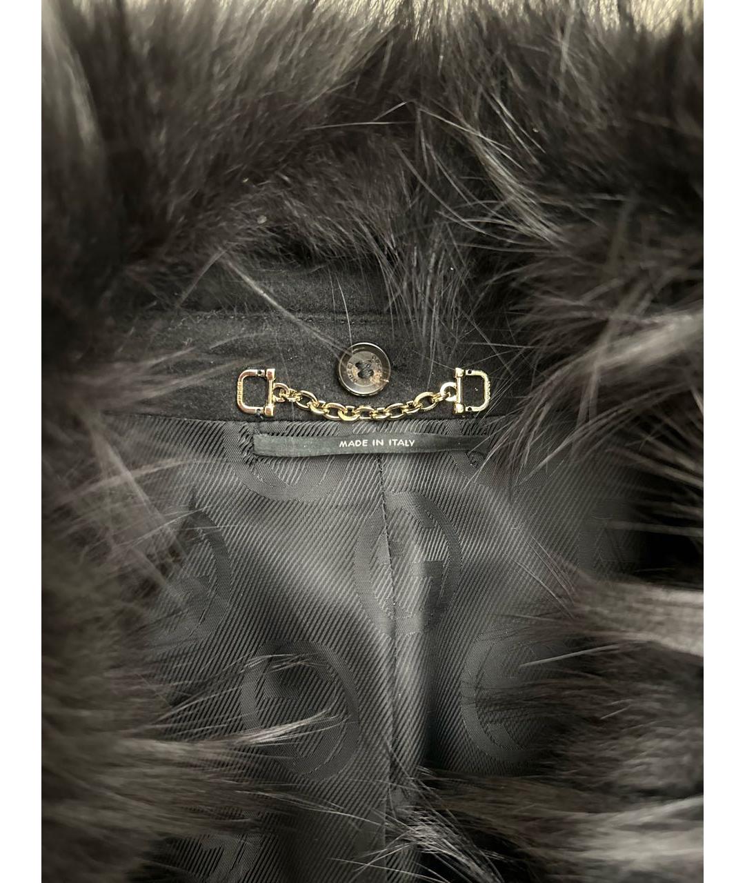 GUCCI Черное шерстяное пальто, фото 3