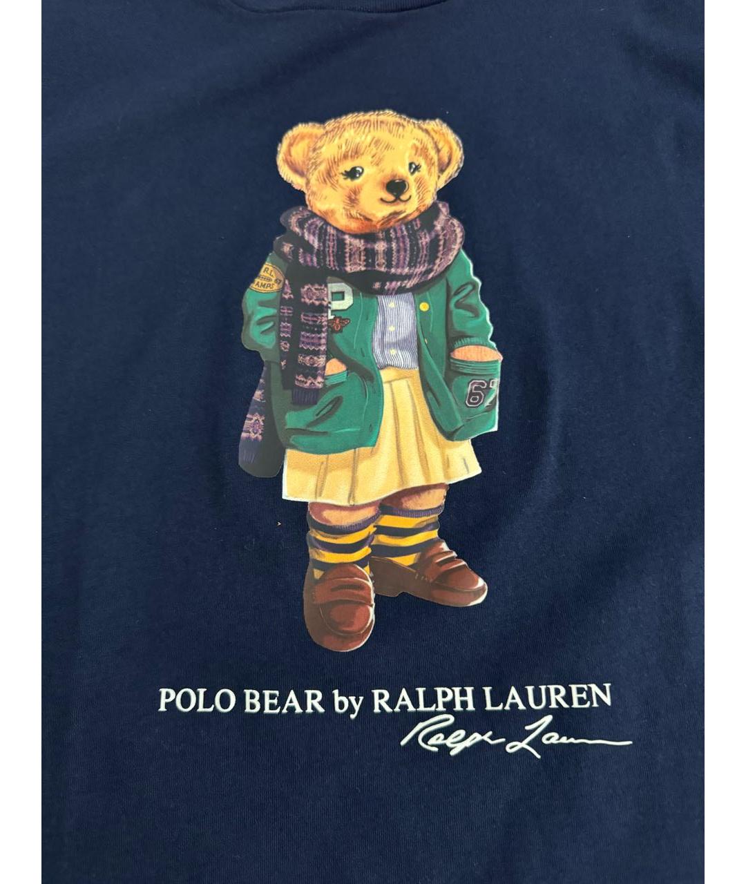 POLO RALPH LAUREN Синяя футболка, фото 4