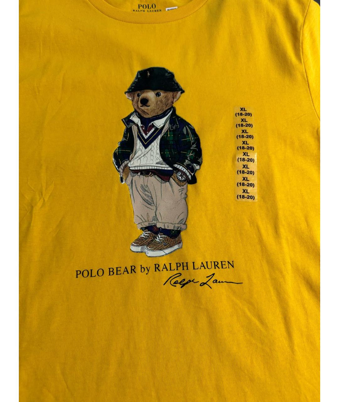 POLO RALPH LAUREN Желтая футболка, фото 2