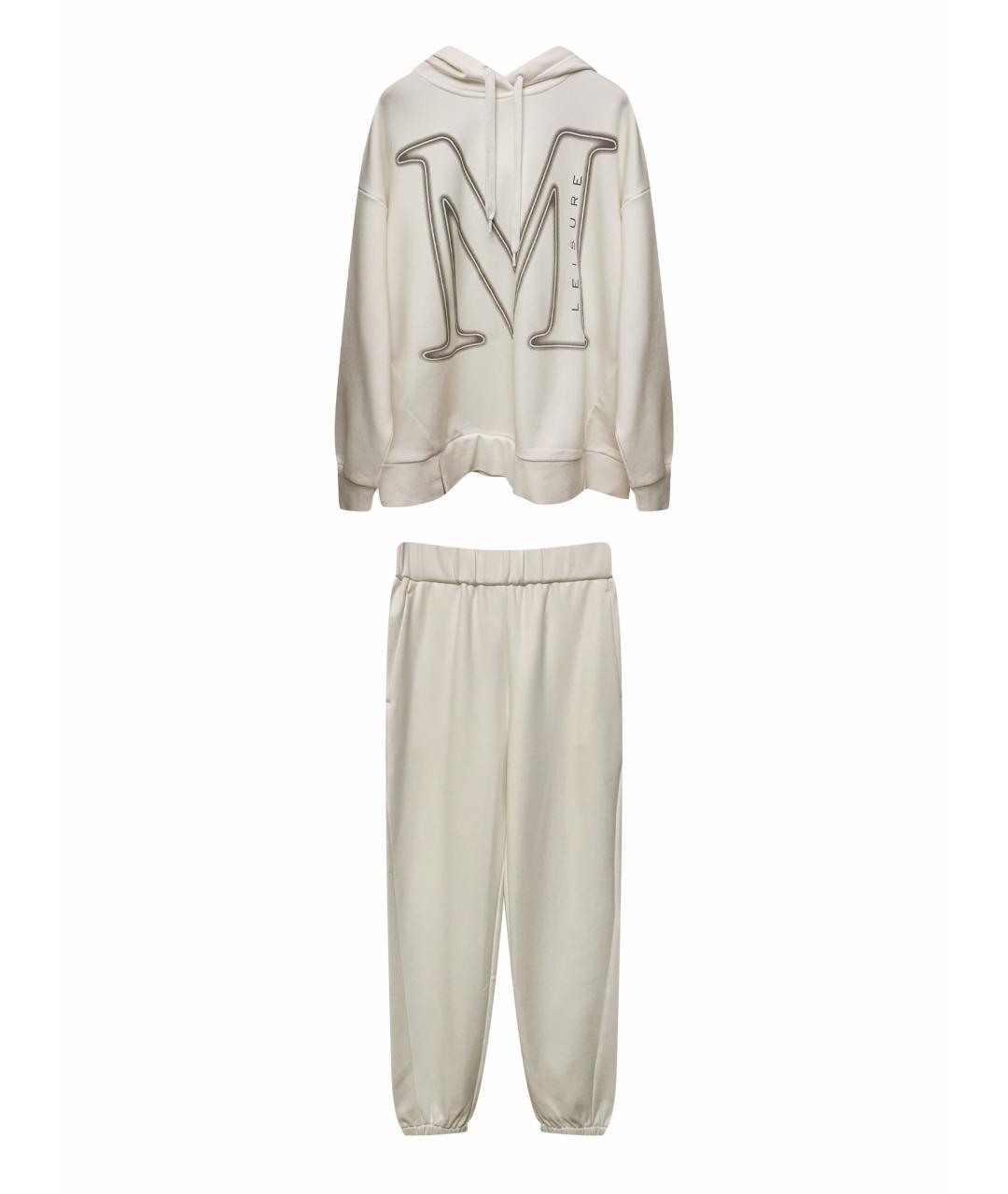 MAX MARA Белый хлопковый спортивные костюмы, фото 1