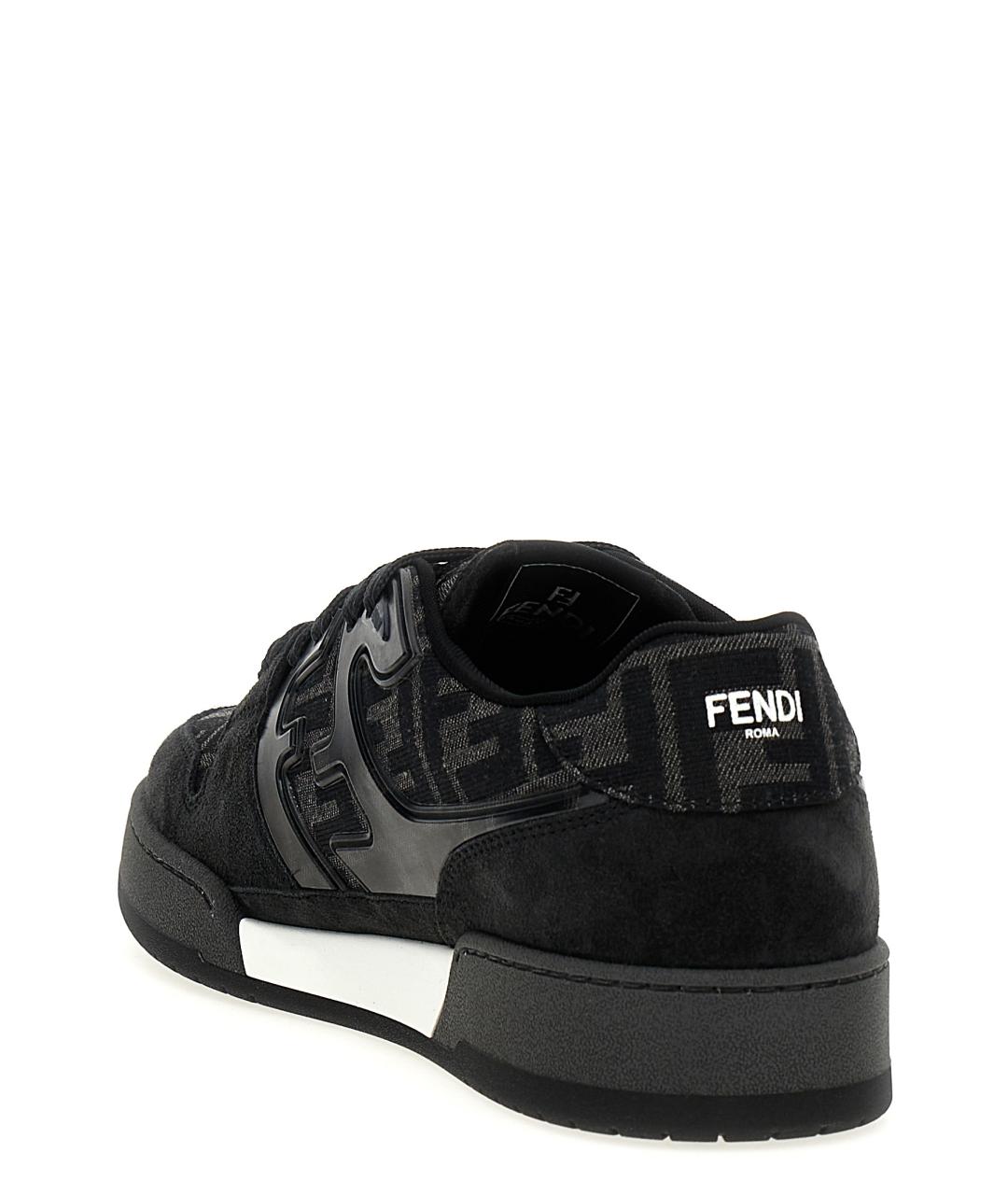 FENDI Серые низкие кроссовки / кеды, фото 2