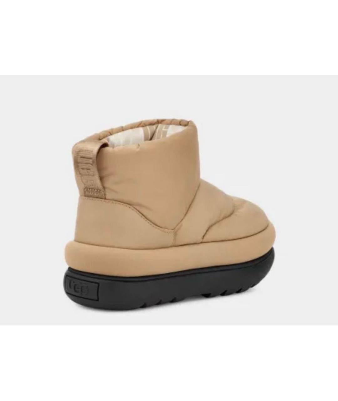 UGG AUSTRALIA Бежевые текстильные ботинки, фото 4