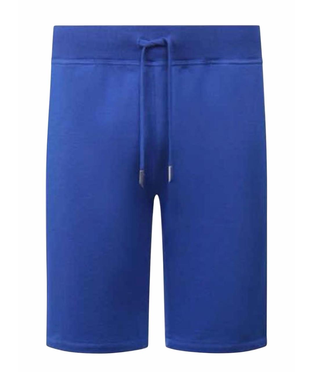 KITON Синие хлопковые шорты, фото 1