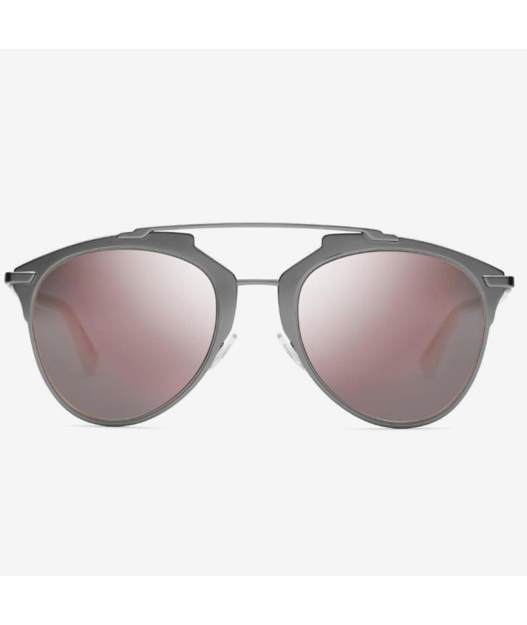 CHRISTIAN DIOR Розовые металлические солнцезащитные очки, фото 2