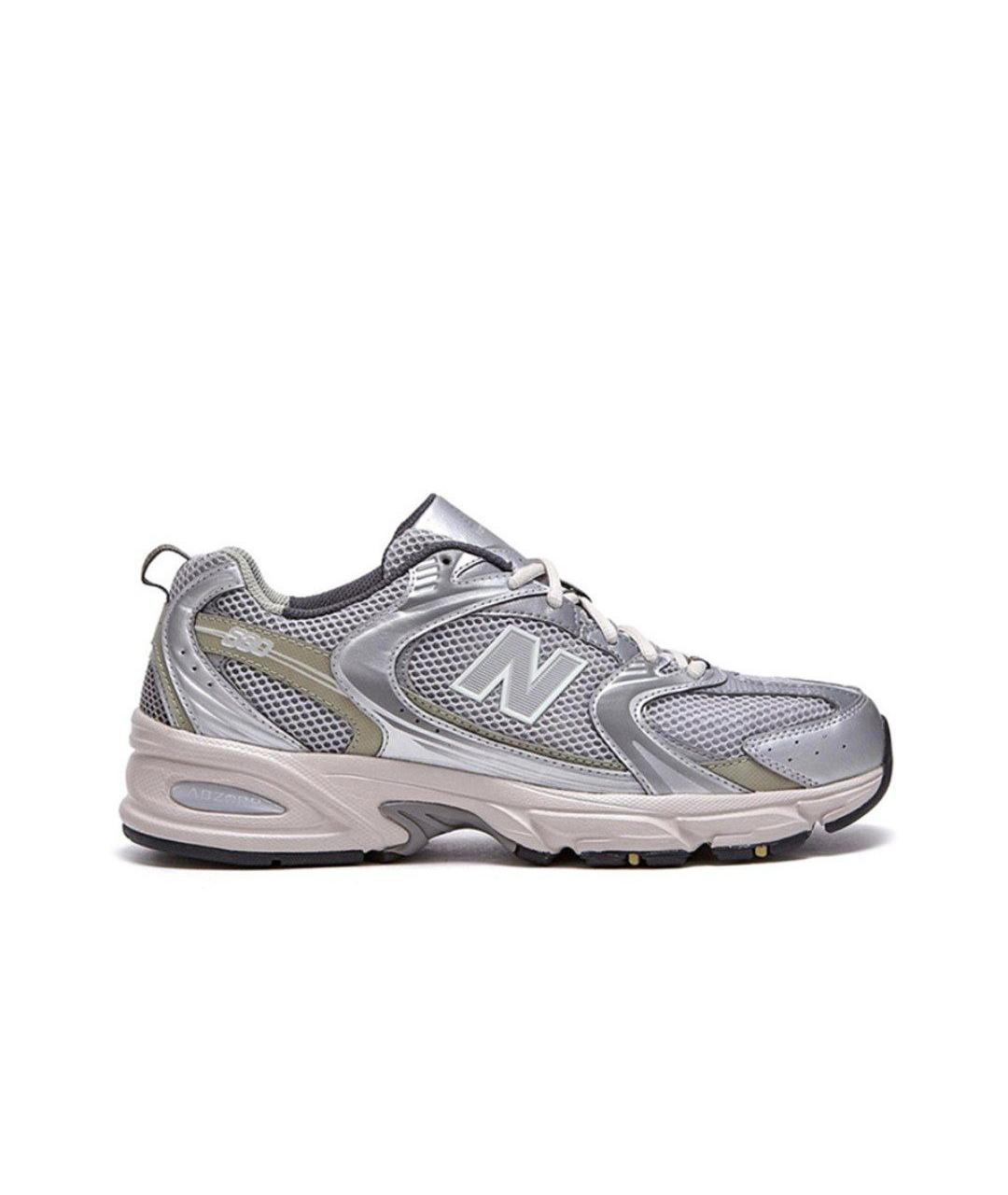 NEW BALANCE Серебряные кроссовки, фото 1