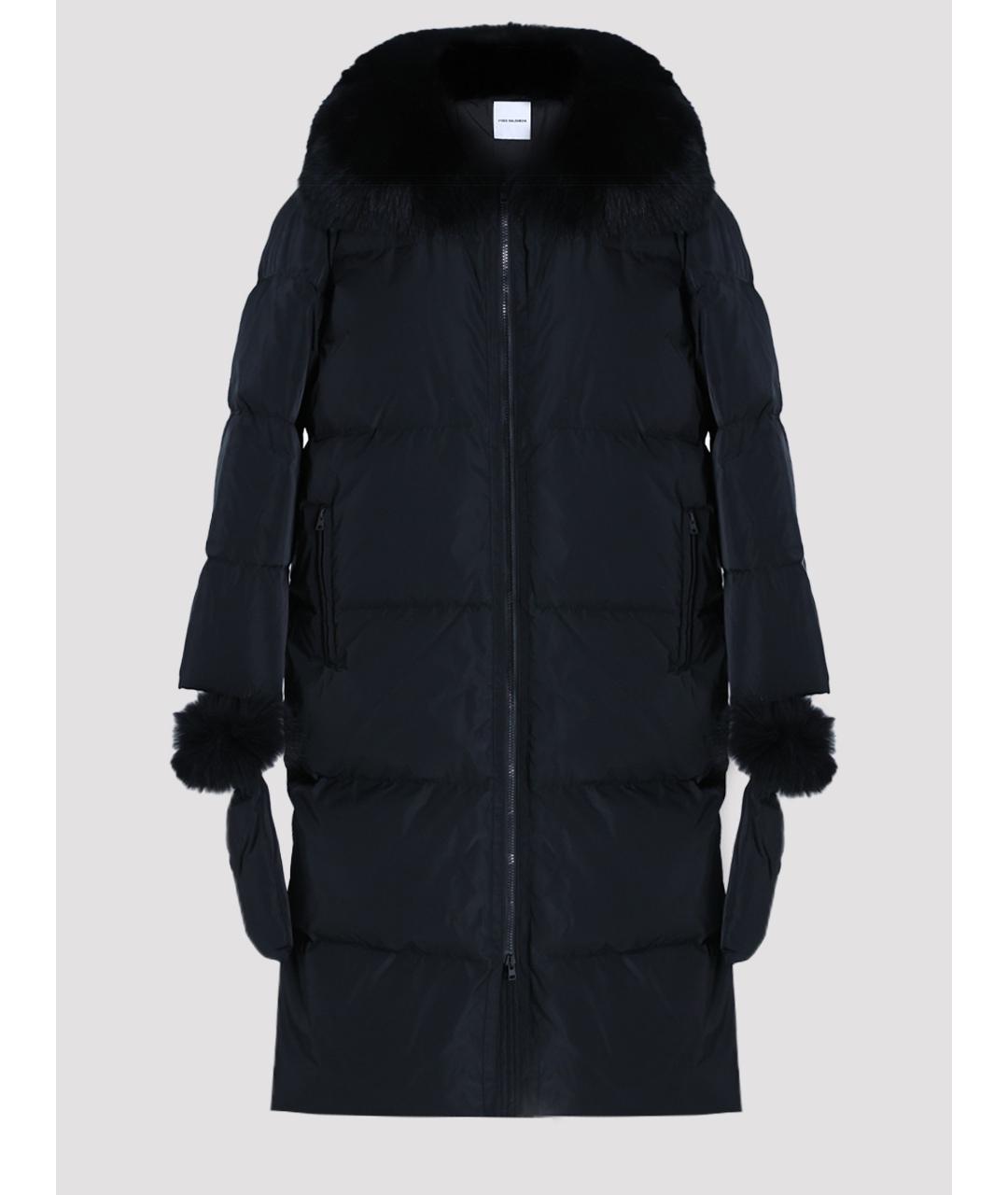 YVES SALOMON Черный пуховик, фото 4