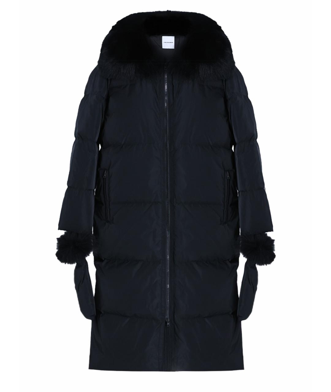 YVES SALOMON Черный пуховик, фото 1