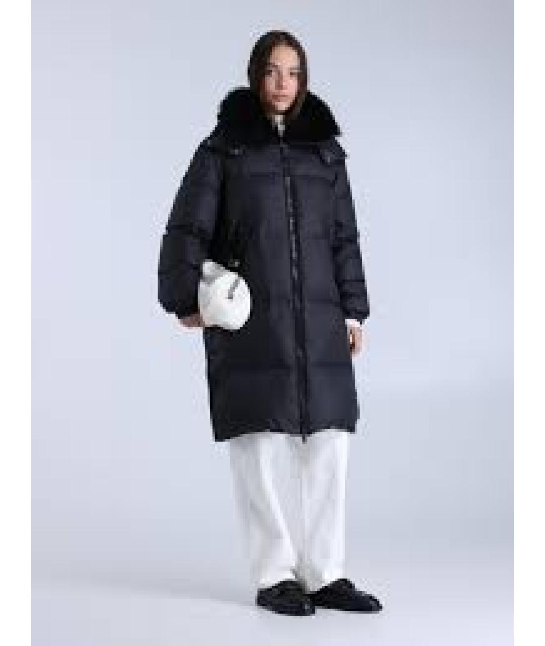 YVES SALOMON Черный пуховик, фото 3