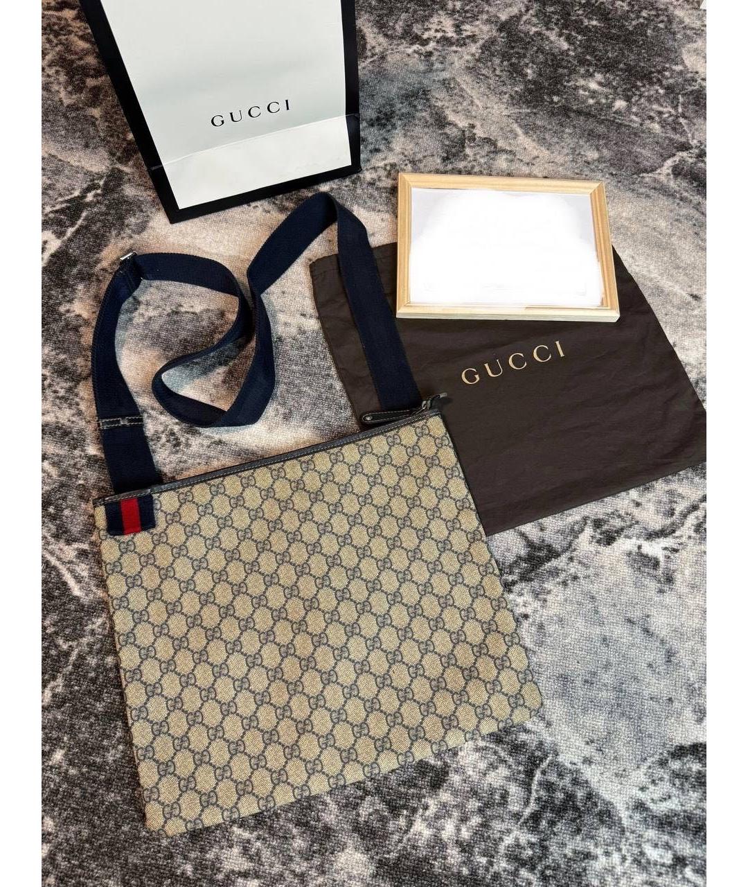 GUCCI Бежевая сумка на плечо, фото 6