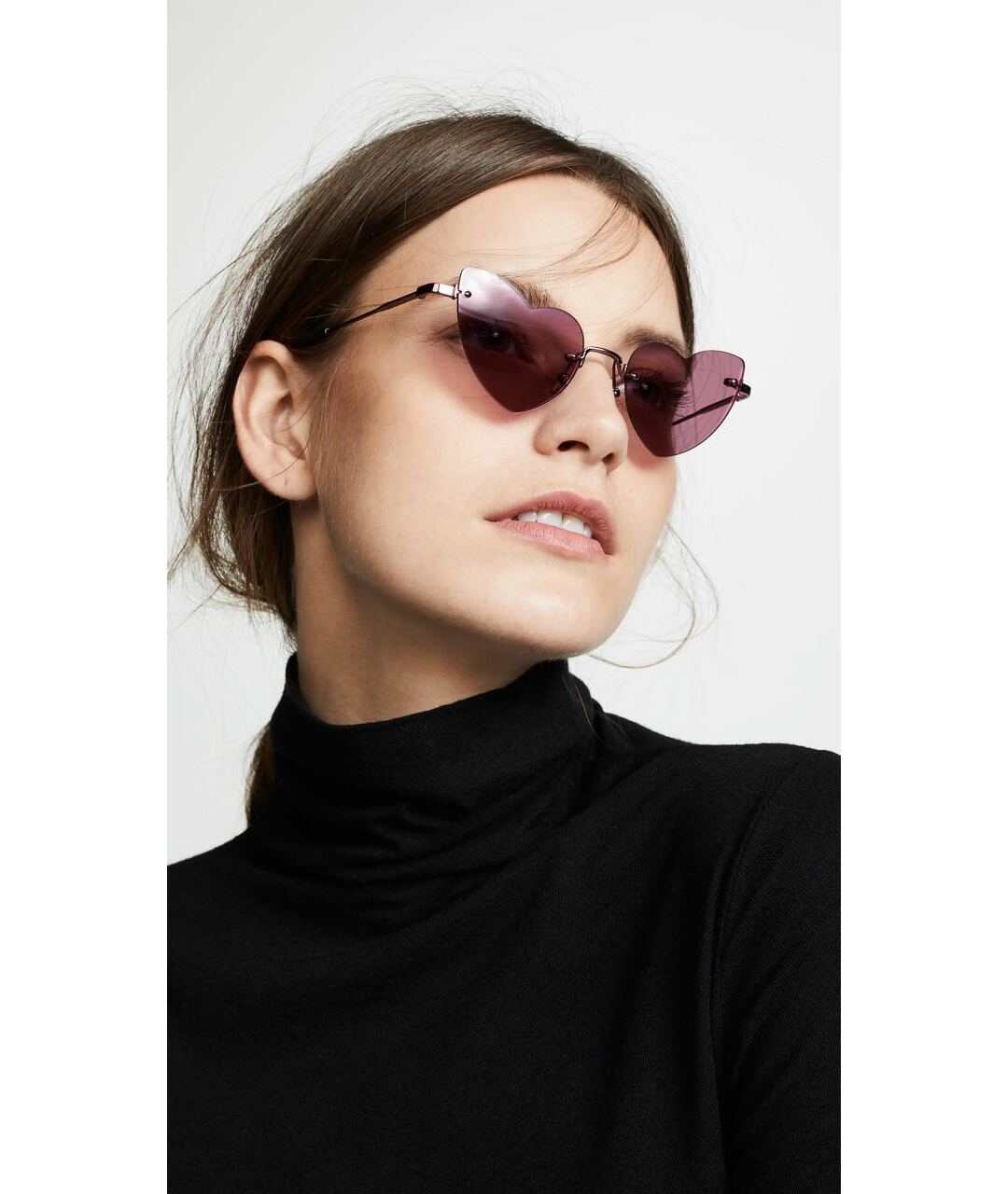 SAINT LAURENT Розовые металлические солнцезащитные очки, фото 6