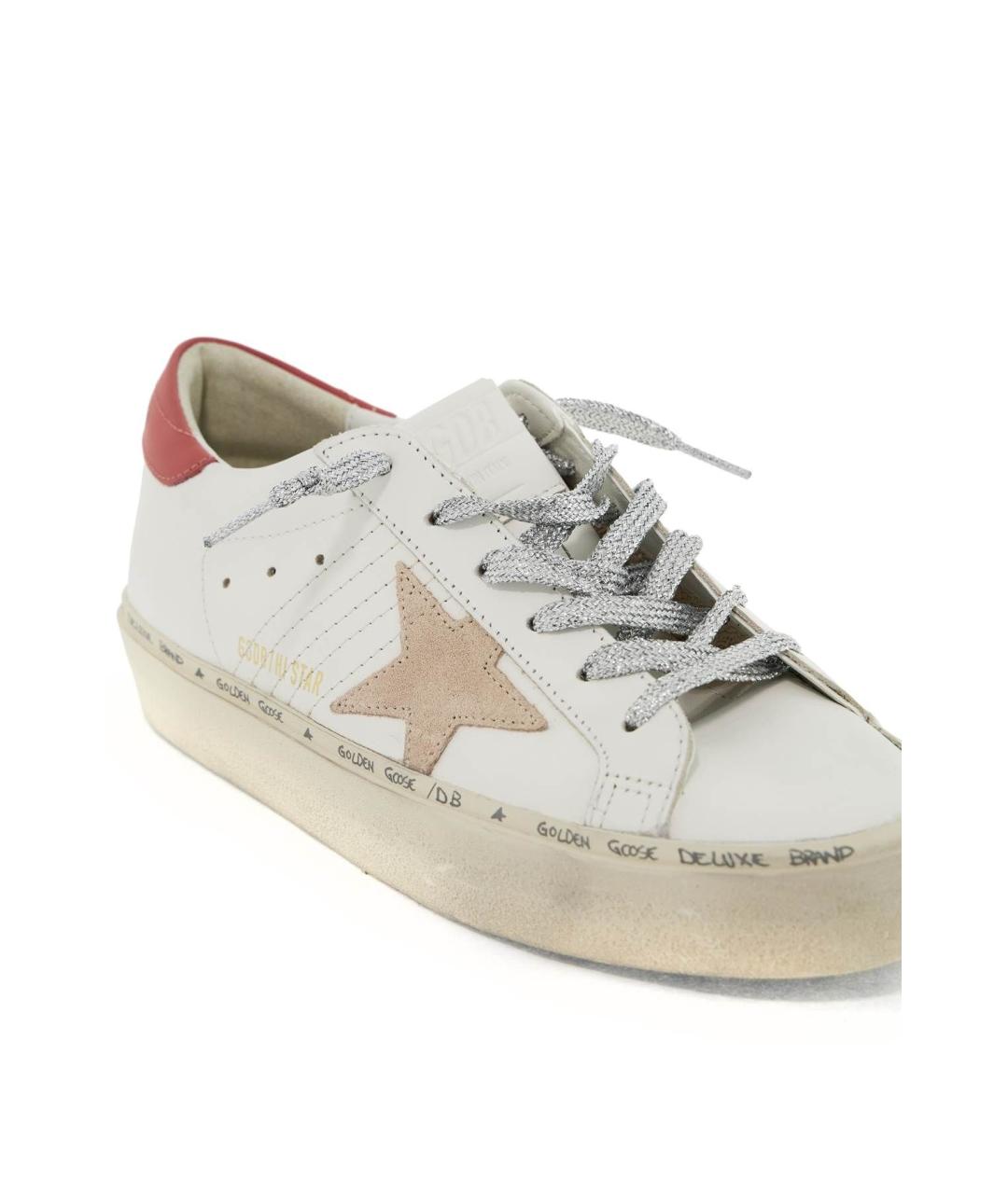 GOLDEN GOOSE DELUXE BRAND Белые кожаные кеды, фото 5