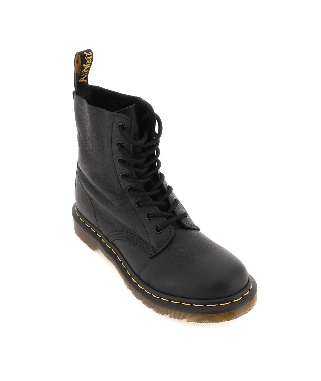 DR. MARTENS Черные кожаные ботинки, фото 5