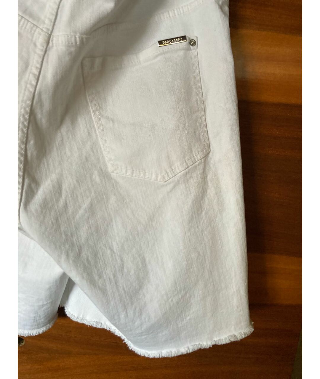 DSQUARED2 Белые хлопковые шорты, фото 3