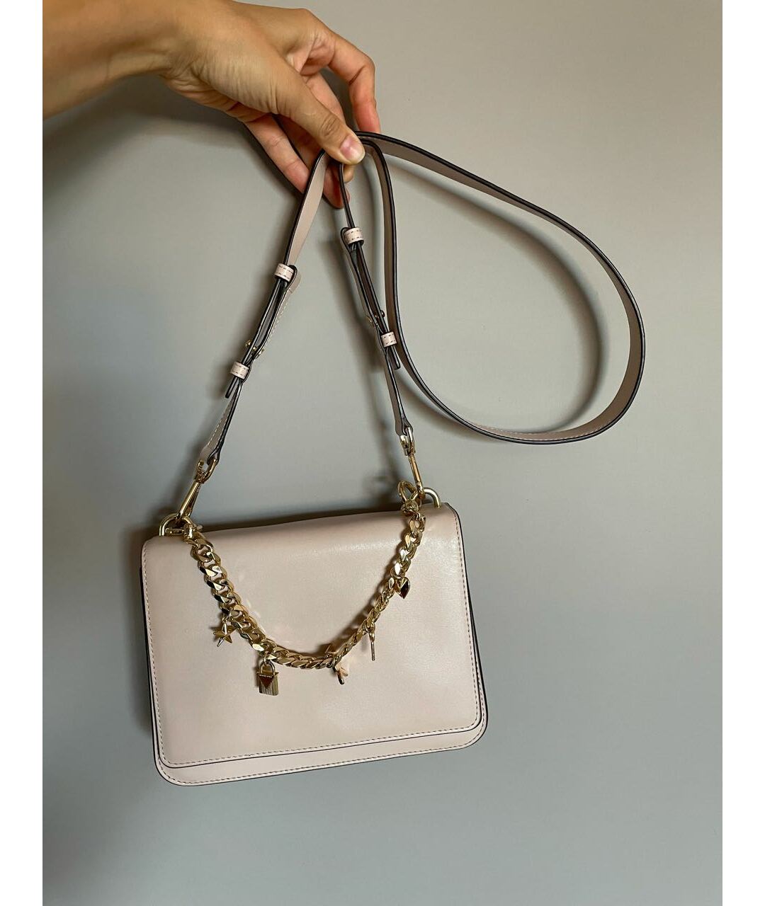 MICHAEL KORS Розовая кожаная сумка тоут, фото 8