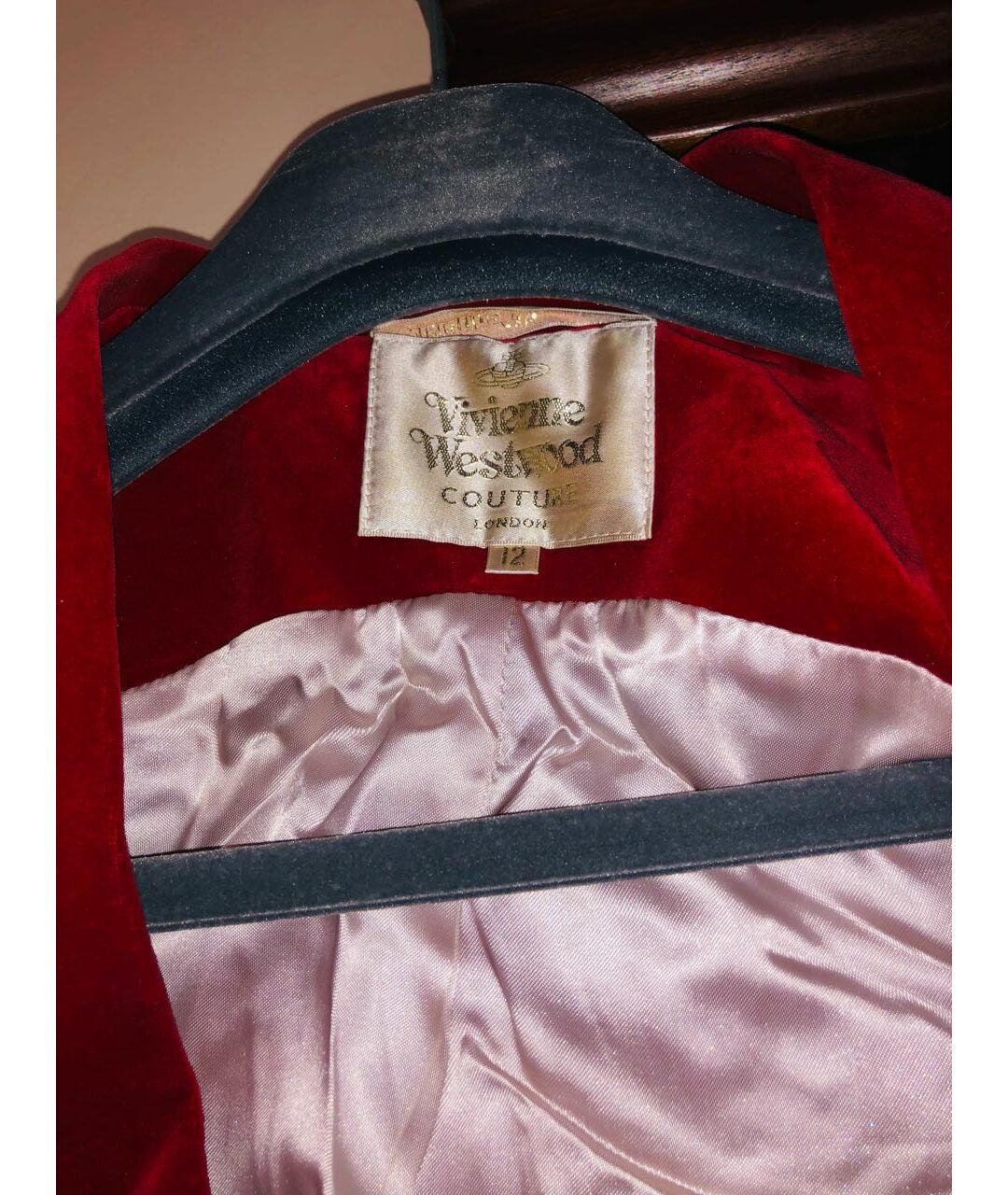 VIVIENNE WESTWOOD Красный хлопковый жакет/пиджак, фото 4