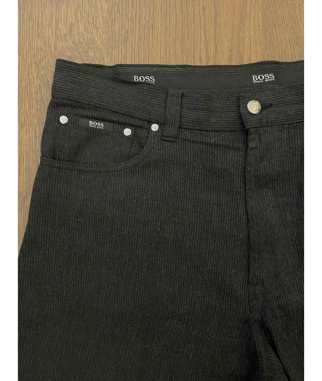 HUGO BOSS Антрацитовые прямые джинсы, фото 2