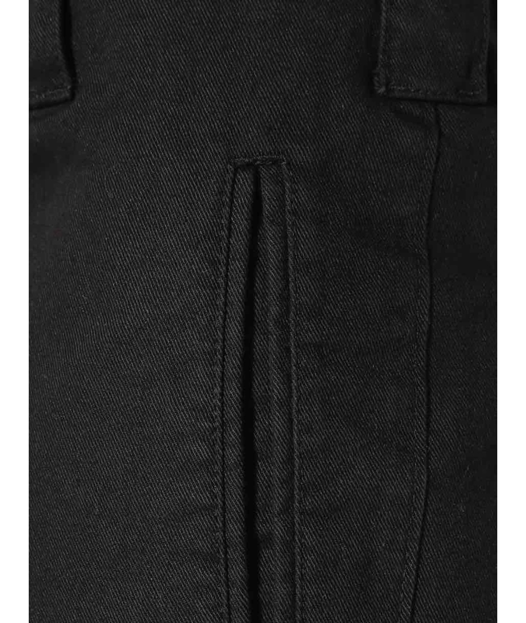 SAINT LAURENT Черные хлопковые шорты, фото 4