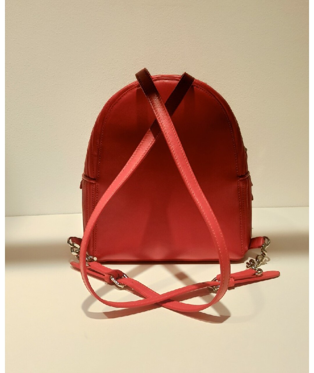 FENDI Красный кожаный рюкзак, фото 2