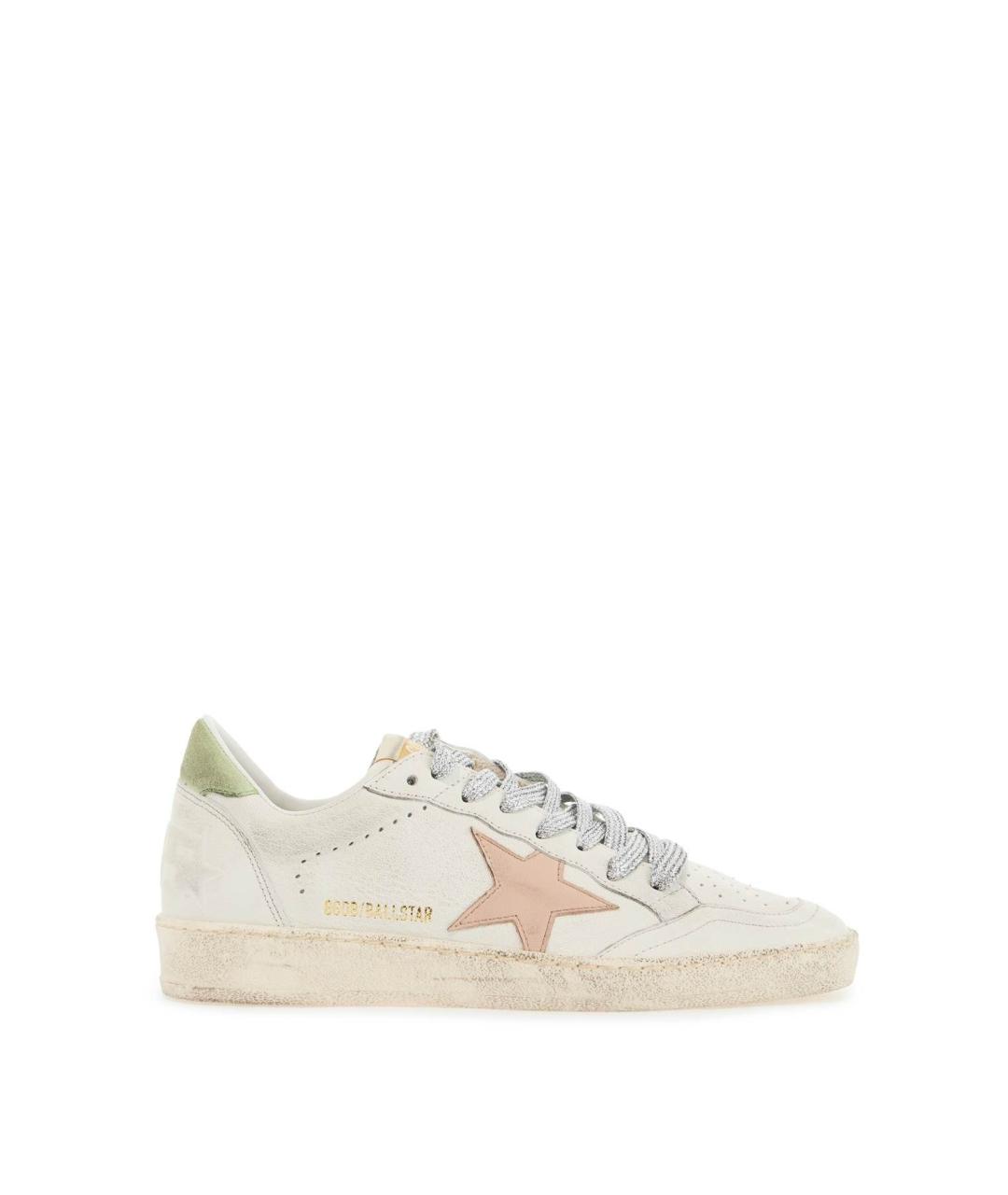 GOLDEN GOOSE DELUXE BRAND Белые кожаные кеды, фото 1