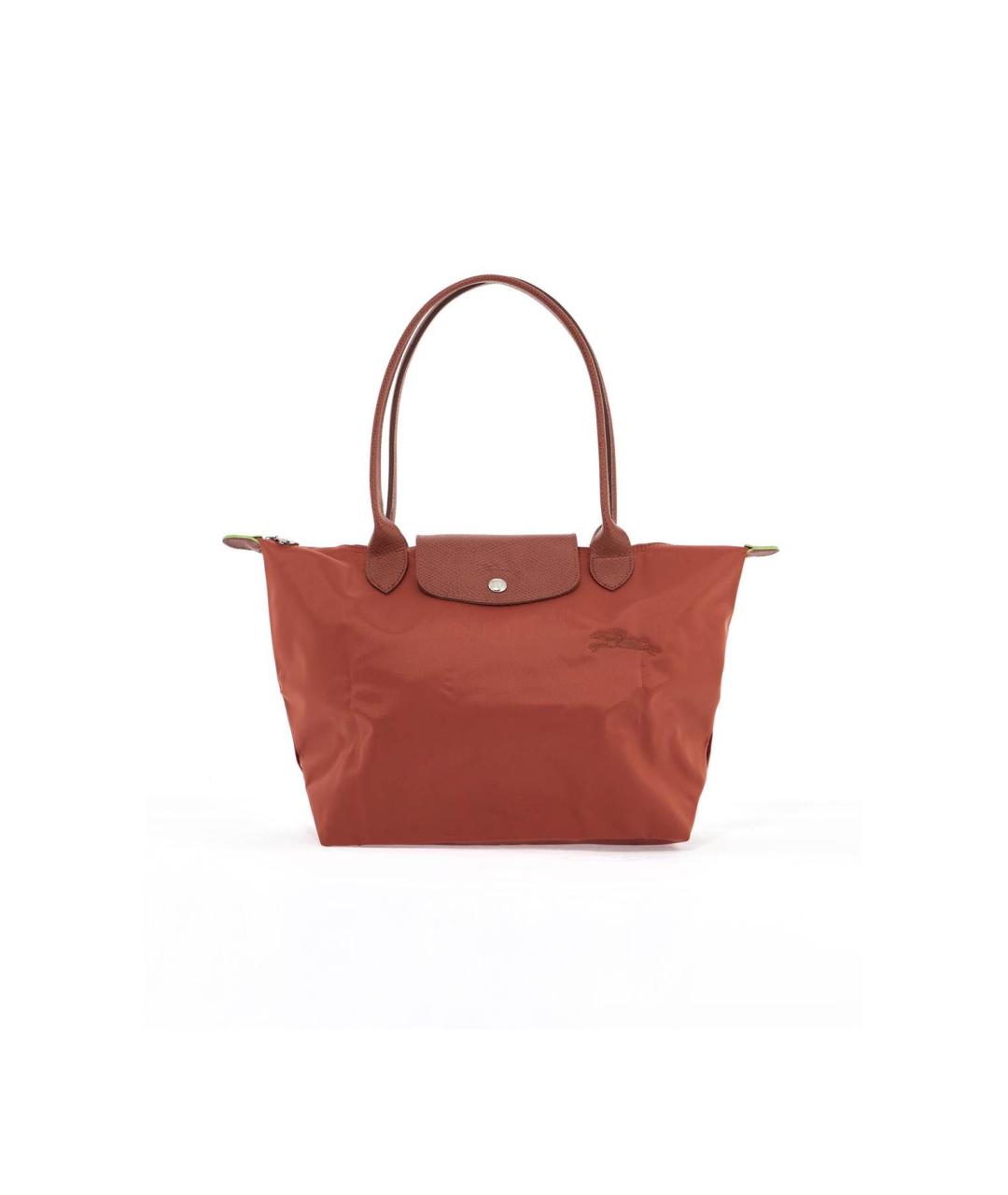 LONGCHAMP Коричневая синтетическая сумка тоут, фото 2