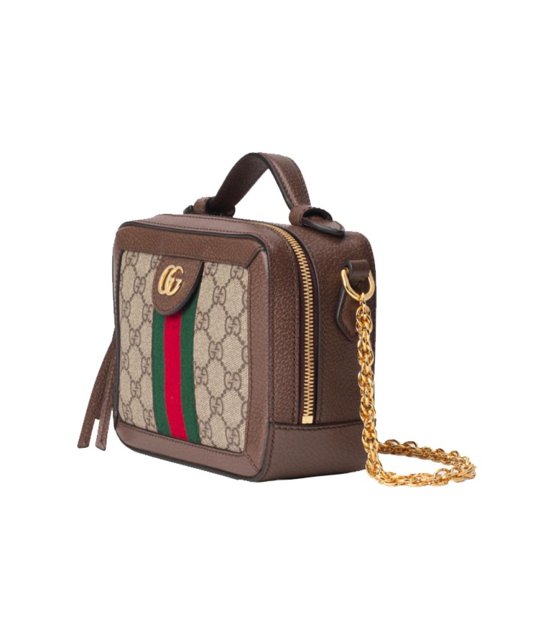 GUCCI Коричневая сумка через плечо, фото 3