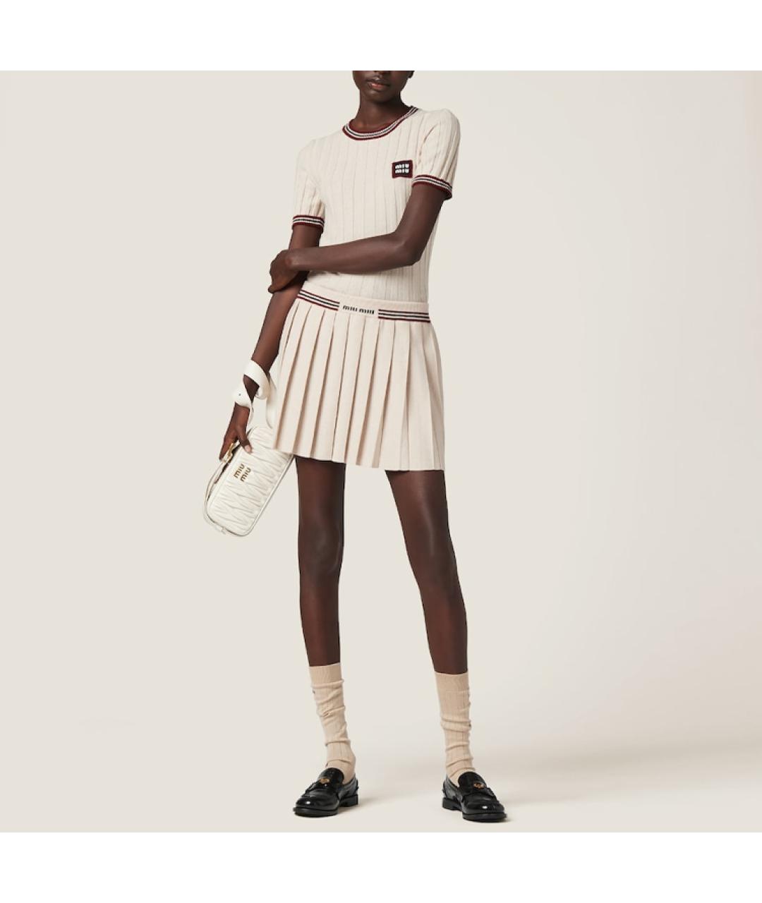 MIU MIU Мульти кашемировый джемпер / свитер, фото 4