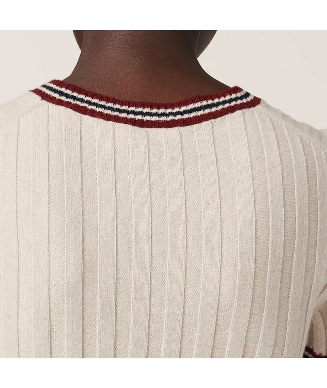 MIU MIU Мульти кашемировый джемпер / свитер, фото 5